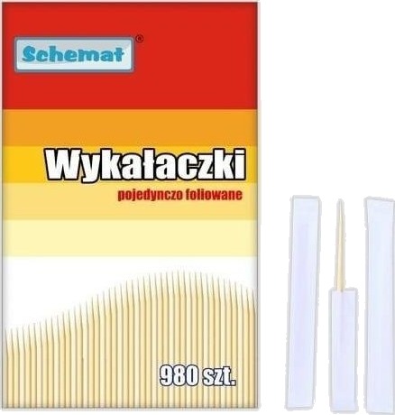 Individuelt Innpakkede Tannstikkere 980 Stk.