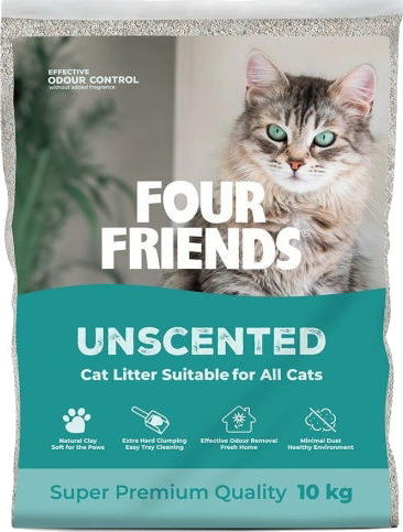 Fourfriends Cat Litter Unscented 10 kg