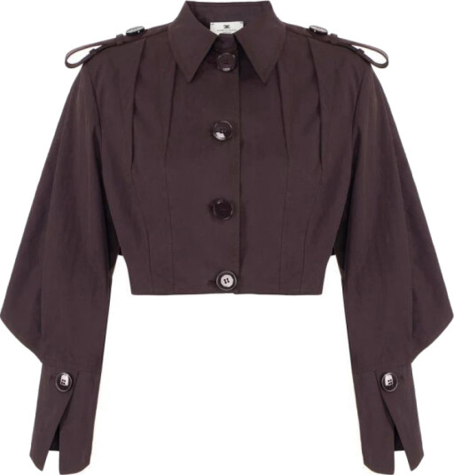 Elisabetta Franchi Dame Jakker Brun S,