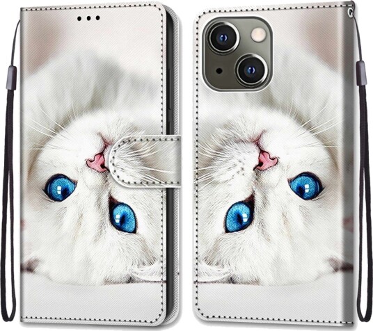 Trolsk Lommebokdeksel med Katt (iPhone 13 mini)