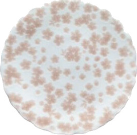 Wik & Walsøe Slåpeblom tallerken Ø 13 cm Rosa