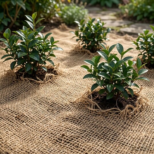 vidaXL Jute Avlastningsmatte Naturlig 2 x 20 m