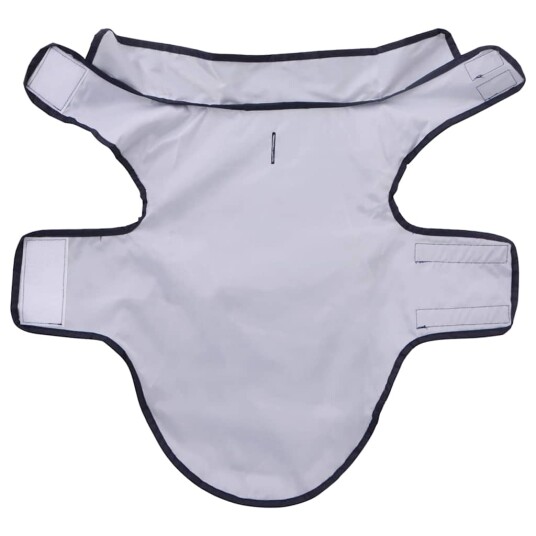 Vidaxl Hunde Regnfrakk Med Refleksstrimler Polyester Marineblå Xxs
