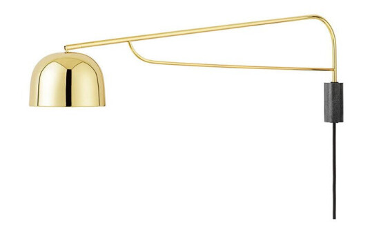 Normann Copenhagen Grant Vegglampe Stor Messing
