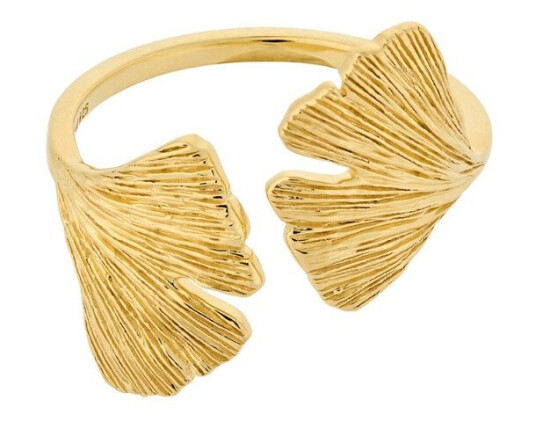Pernille Corydon Biloba Ring 18 kt. Gullforgylt sølv R-343-GP-52 - Dame - 925 sterling silver