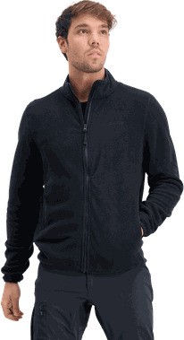 Björn borg Full Zip Fleece fleecejakke herre Black XL Björn borg Full Zip Fleece fleecejakke herre Black XL