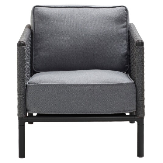 Cane-line Encore Lenestol Dark Grey/Lava Grey Cane-line Encore Lenestol Dark Grey/Lava Grey