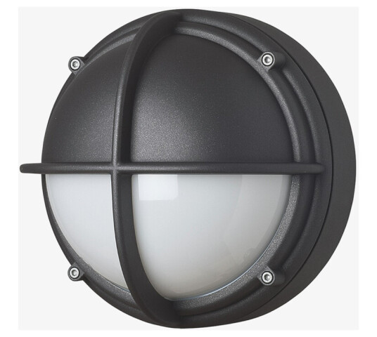 Louis Poulsen Louis Poulsen Skot utendørs halvskjerm vegglampe - Grafitt/Opal Louis Poulsen Louis Poulsen Skot utendørs halvskjerm vegglampe - Grafitt/Opal