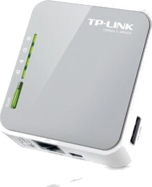 TP-Link TL-MR3020 Trådløs 3G/4G Ruter med Wi-Fi 2,4 GHz Grå/Hvit