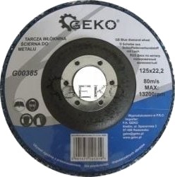 Geko Slipeskive For Metall 125X22,2Mm G00385