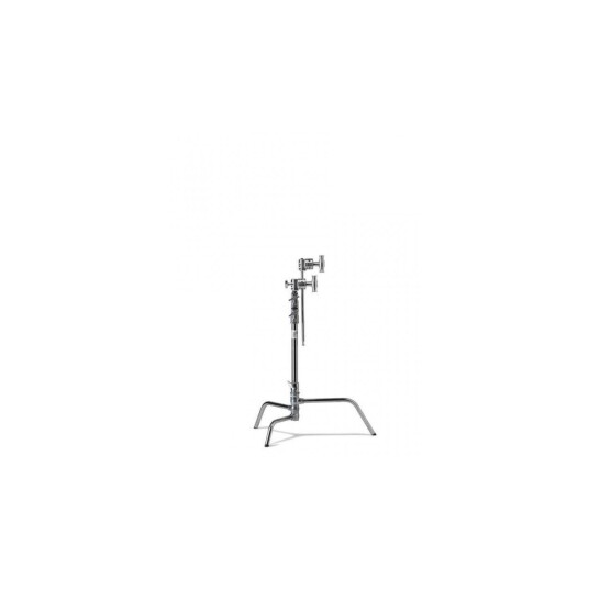 Kupo CT-20MK 20" Master C-Stand Kit Med Turtle Base, Sølv Farge Kupo CT-20MK 20" Master C-Stand Kit Med Turtle Base, Sølv Farge