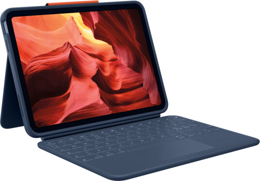 Logitech Rugged Combo 4 Touch for iPad 10. gen (blå)