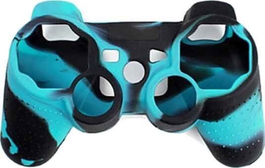Teknikproffset Silikongrep til PS3-kontroller Camouflage Turkis
