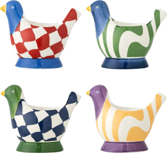 Bloomingville Birdy Eggeglass 4 pk