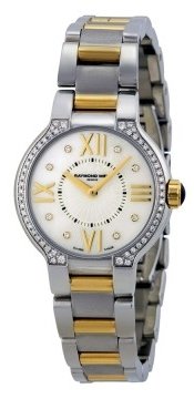 Raymond Weil Dameklokke 5927 SPS 00995 Noemia Hvit/Gulltonet stål
