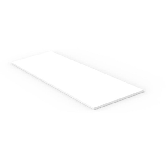 Lundbergs Hylleplate Lundbergs Wide Hvit Melamin 74022 Lundbergs Hylleplate Lundbergs Wide Hvit Melamin 74022