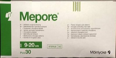 Mepore kompr 9x20cm ster