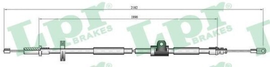 Tautrekk håndbremse LPR C0923B