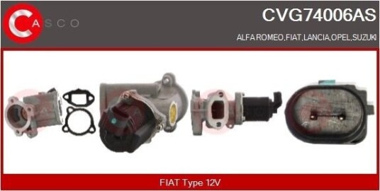 EGR-ventil CASCO CVG74006AS