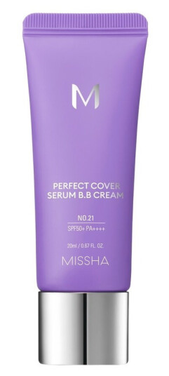 Missha M Perfect Cover Serum BB Cream 21.Light Beige 20ml