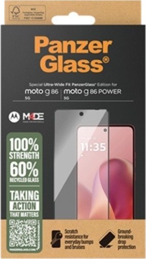 PanzerGlass Moto G86 5G skjermbeskytter