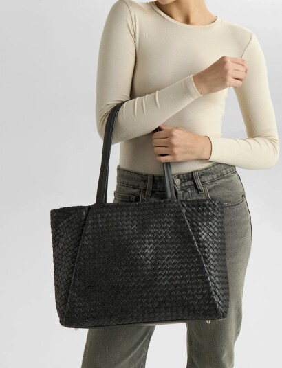 Markberg Sayambg Work Bag Weave   Black   ONE SIZE