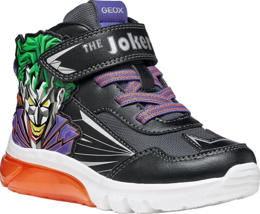 GEOX J Ciberdron Boy G - BLACK/ORANGE - 25