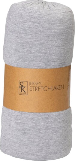 SK Home Jersey stretchlaken 120x200 Gråmelert 120x200