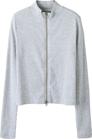 LMTD Nlfhinaja Ls Short S Zip Cardigan   Grey   146 152
