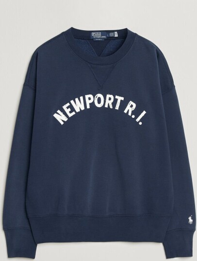 Polo Ralph Lauren RL Printed Sweatshirt Newport Navy Polo Ralph Lauren RL Printed Sweatshirt Newport Navy