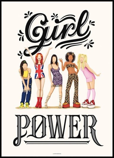 Girl Power Plakat / 40x50cm