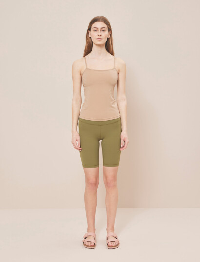 Moonchild Yoga Wear Lunar Luxe Cami - Beige - L Moonchild Yoga Wear Lunar Luxe Cami - Beige - L