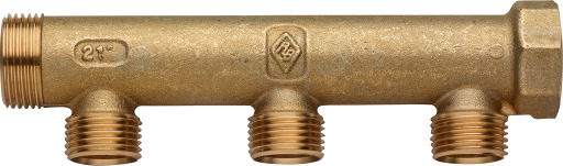 AO-fordeler 3-veis hylse/nippel 3/4" x 1/2"