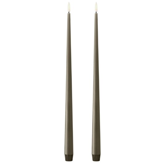 Ester & Erik Led Stearinlys 2 pk 40 cm Caviar