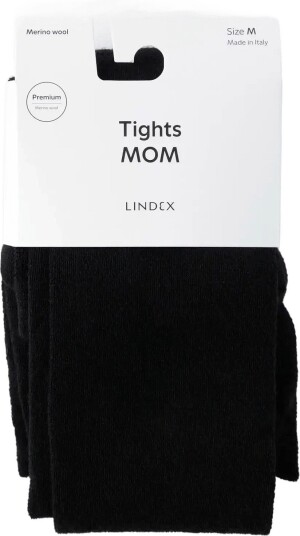 Lindex Mom Merino Wool Blend Tights - BLACK - M