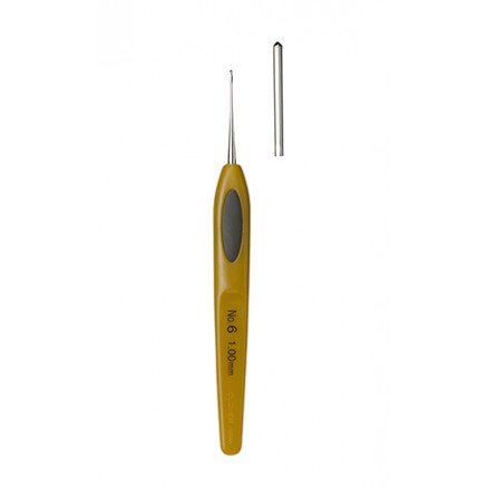 Clover Soft Touch Heklenål 1,0 mm 1023 6 Clover Soft Touch Heklenål 1,0 mm 1023 6