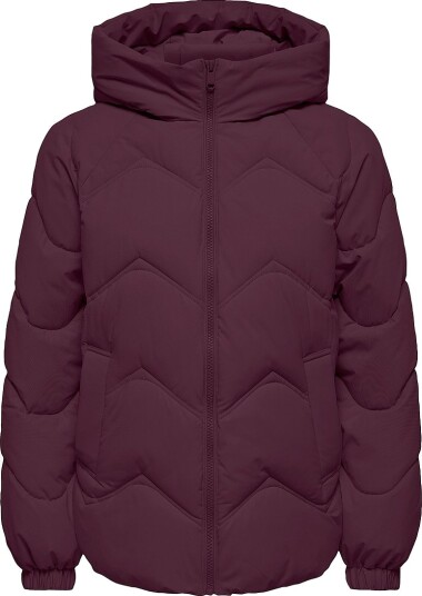 JDY Jakke jdyPower Short Hood Puffer Otw Hab Rød