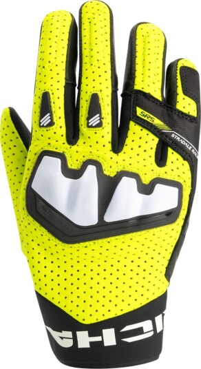 MC-Hansker Richa Stradale AP-X Svart /Gul 3XL