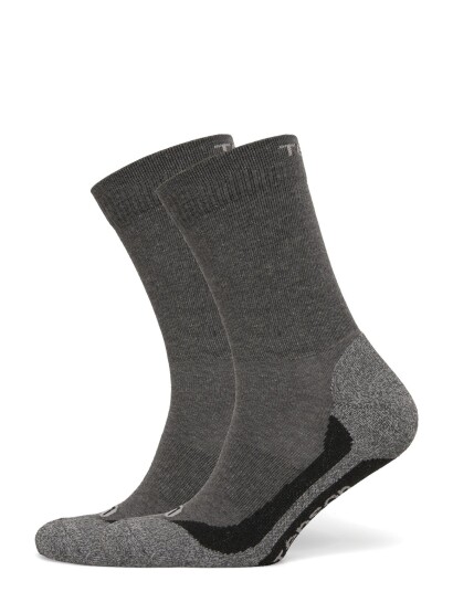 Tenson Core Hiking Crew Sock 2 Pack Unisex Grey 43 45 Tenson Core Hiking Crew Sock 2 Pack Unisex Grey 43 45