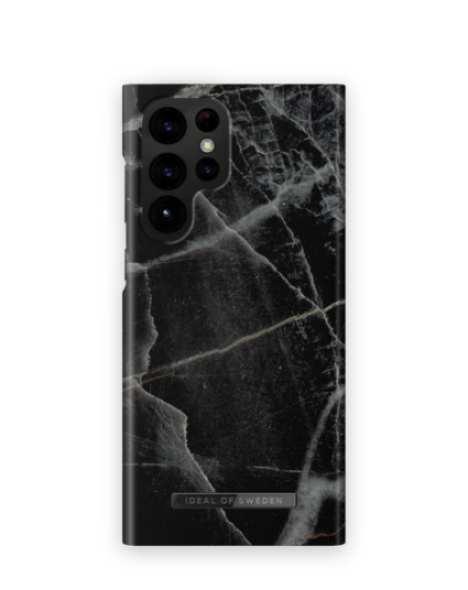 iDeal Of Sweden Samsung Galaxy S22 Ultra Motedeksel Black Thunder Marble