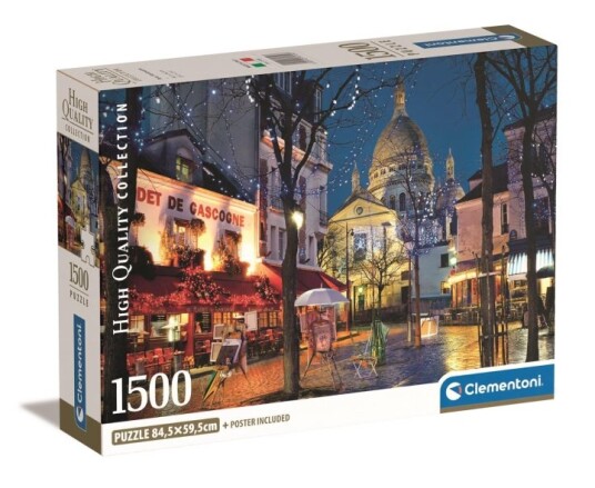 Clementoni 1500 stk CB Collection Paris Montmartre av høy kvalitet Clementoni 1500 stk CB Collection Paris Montmartre av høy kvalitet