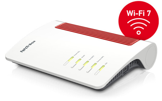 AVM Fritz!Box 7682 WiFi 7 Ruter Dual-band 2.4GHz / 5GHz Hvit