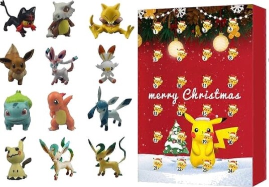 24 delers Mini Anime Julekalender for Barn Nedtelling til Jul & Gaver