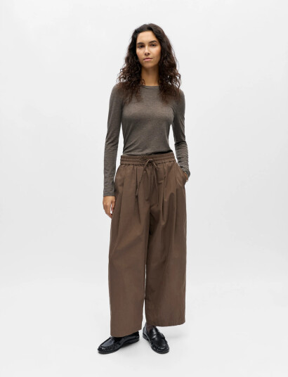 Object Objberta Mw Barrel Pant E Div Brown 38 Object Objberta Mw Barrel Pant E Div Brown 38