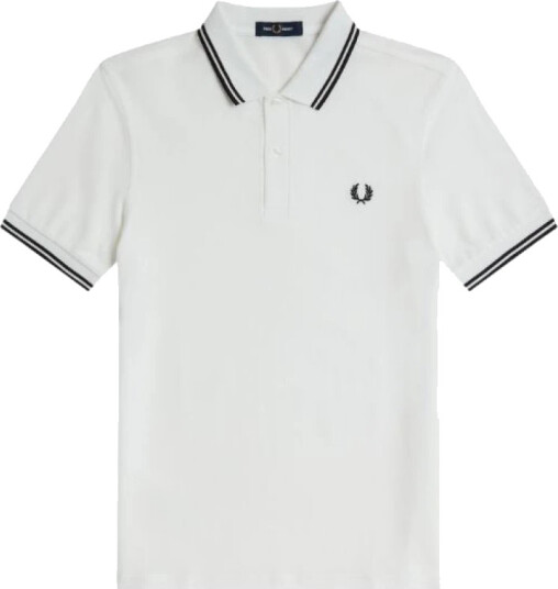 Fred Perry Herre Topper Hvit XL,