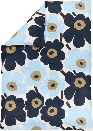 Marimekko Home Unikko Dc 135/140X200Cm White 140X200 Marimekko Home Unikko Dc 135/140X200Cm White 140X200