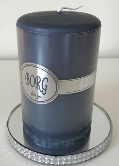 Kubbelys blågrå  7 x15 cm