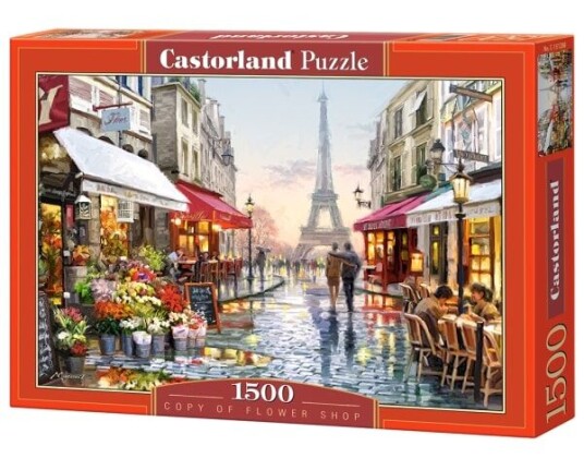Castorland Flower Shop 1500 pcs Puslespill stykker By