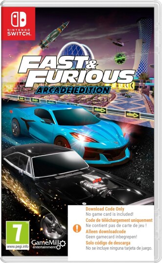 Fast & Furious: Arcade Edition Nintendo Switch Spill Digital kode i eske