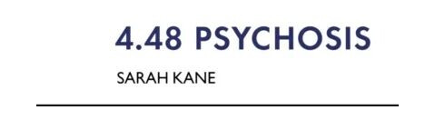 4.48 Psychosis Av Sarah Kane